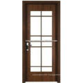 WPC wood glass bathroom door